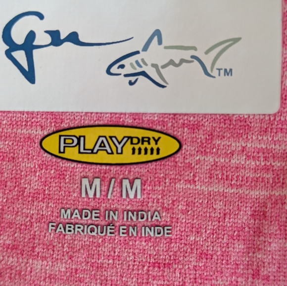 Greg Norman Women's Pink Polo Shirt - Size Med - Picture 5 of 7